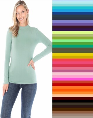 soft mock turtleneck